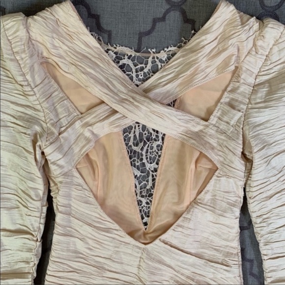 🔮EPIC & RARE🔮Free People Chic 80’s 90’s Rocker Vibe Sequin Lace Bodycon Dress - Picture 6 of 16